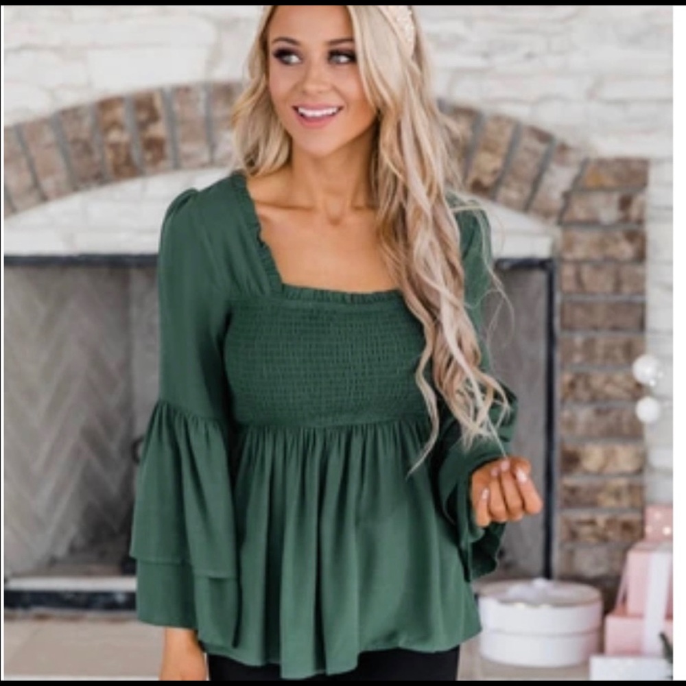 Pink lily top